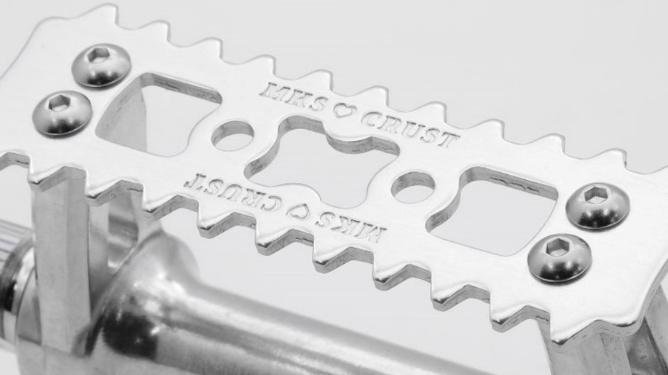 MKS x Crust Super Gordito co branded foot pedal